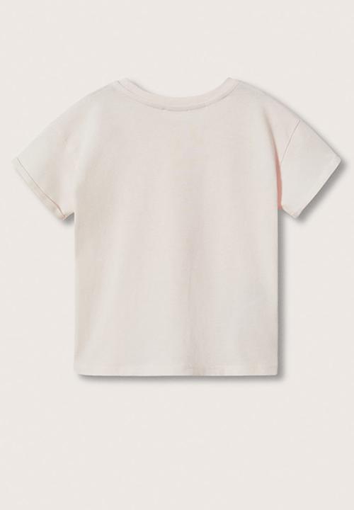 MANGO - T-shirt vacay - pink
