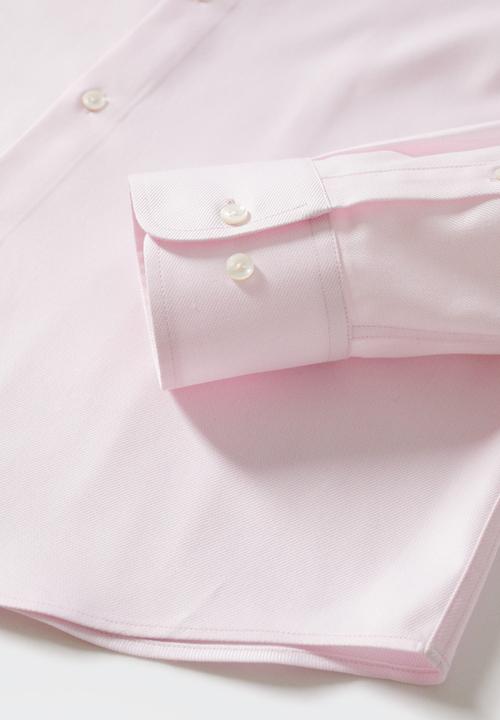 MANGO - Lakecity slim fit shirt - light pink