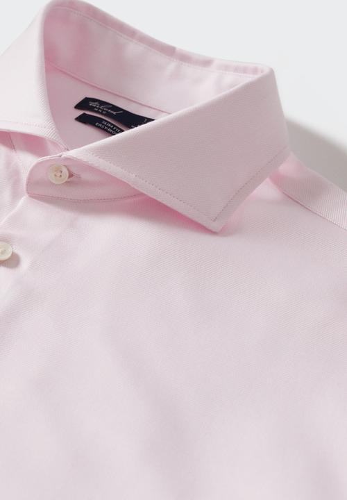 MANGO - Lakecity slim fit shirt - light pink