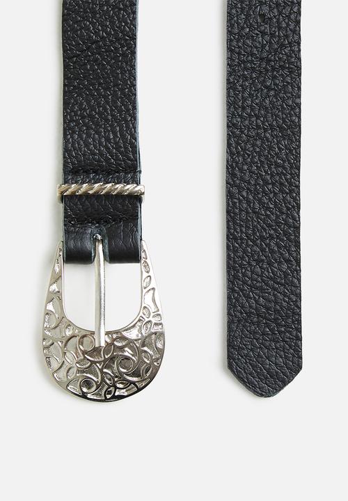 Superbalist - Sio leather belt - black