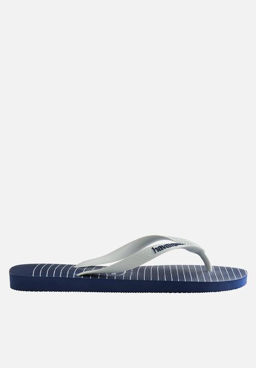 Havaianas - Top nautical - navy blue & white