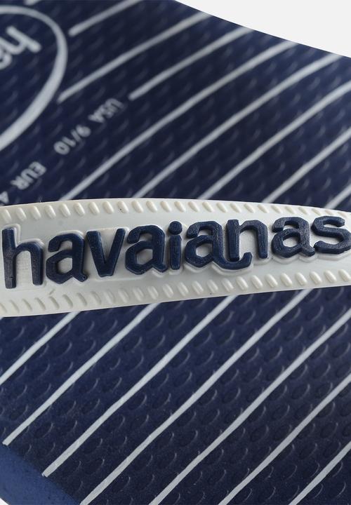 Havaianas - Top nautical - navy blue & white