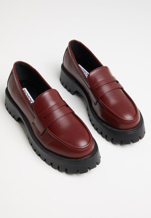 Madison® - Daisy lug sole loafer - burgundy