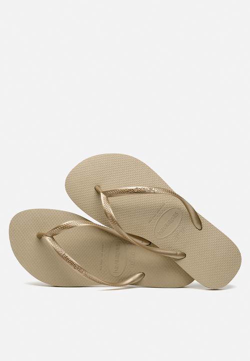 Havaianas - Kids slim - sand grey/light golden