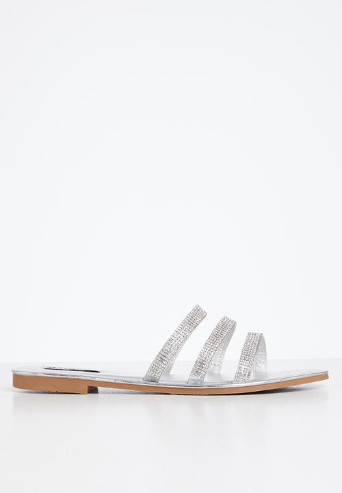 Madison® - Chanel slide sandal - silver