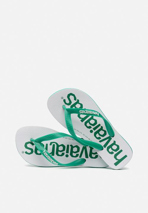 Havaianas - Top logo mania 2 - green white