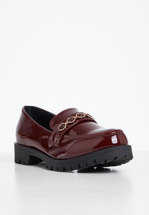 Madison® - Dalary lug sole loafer - burgundy