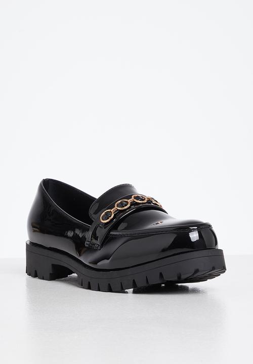 Madison® - Dalary lug sole loafer - black