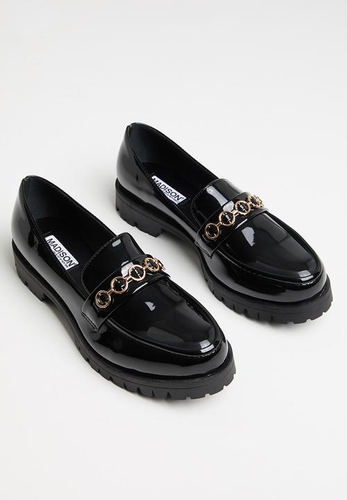 Madison® - Dalary lug sole loafer - black