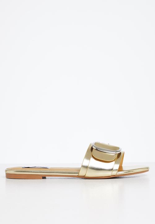 Madison® - Caylee big buckle slide - gold