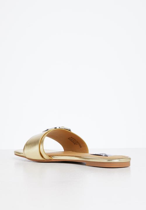 Madison® - Caylee big buckle slide - gold