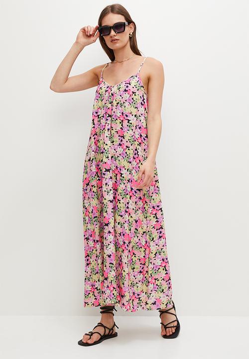Superbalist - Midi trapeze dress - mono daisy