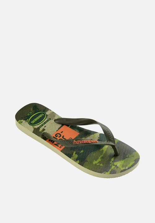Havaianas - Top camu - lime green