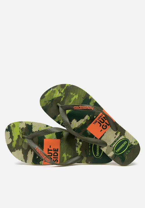 Havaianas - Top camu - lime green