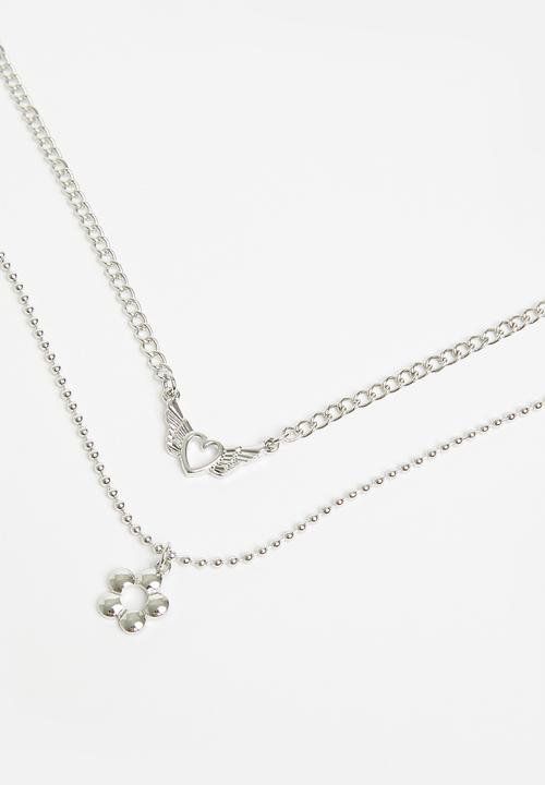 Superbalist - Spencer necklace set - silver