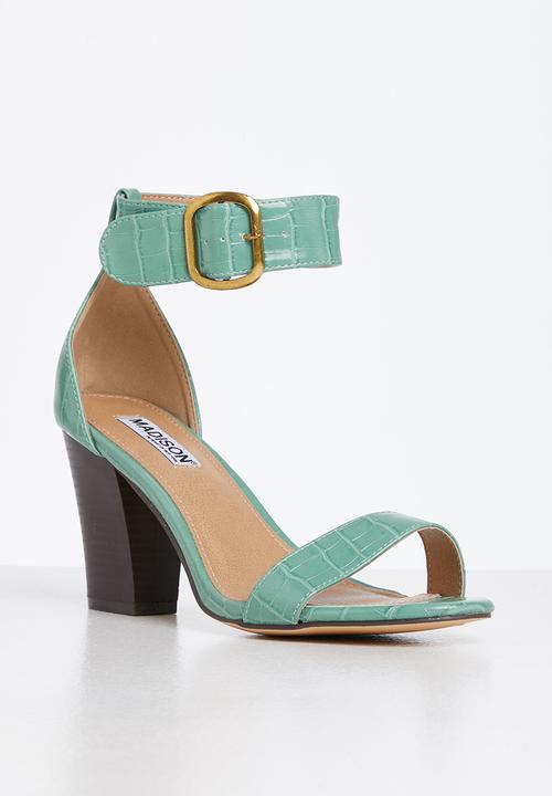 Madison® - Allan buckle tie block heel - sage