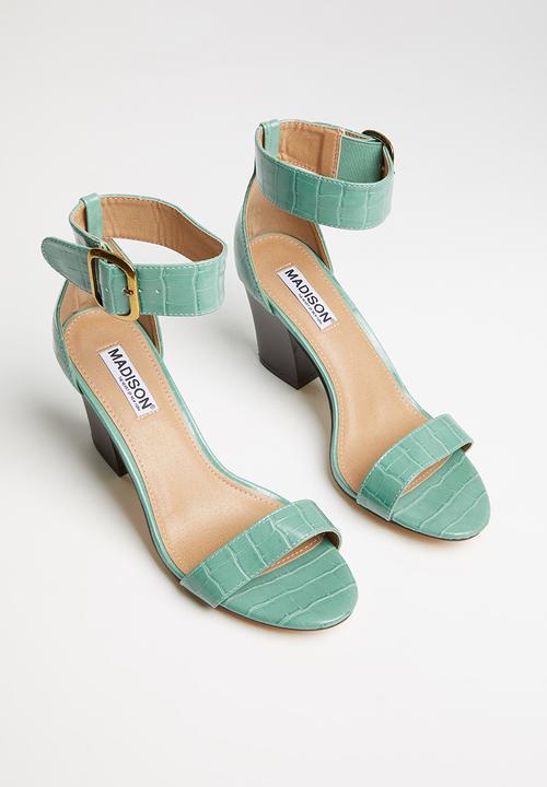 Madison® - Allan buckle tie block heel - sage