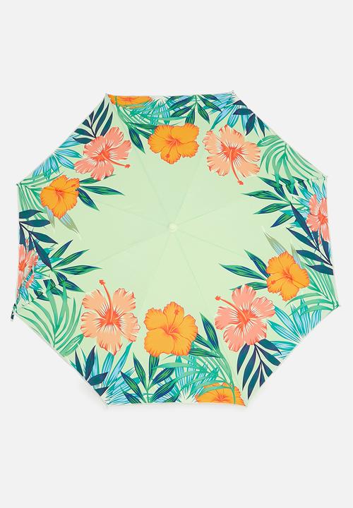 H&S - Leafy umbrella - pink & blue
