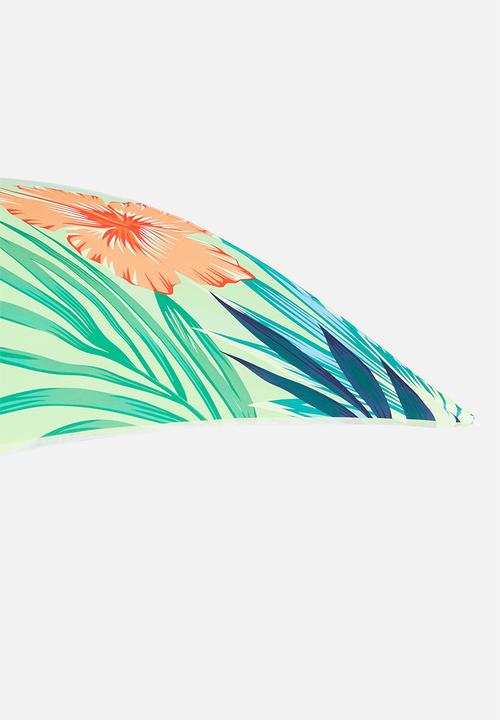 H&S - Leafy umbrella - pink & blue