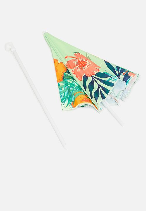 H&S - Leafy umbrella - pink & blue