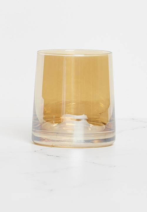 Sixth Floor - Nordic water glass set of 4 - amber 