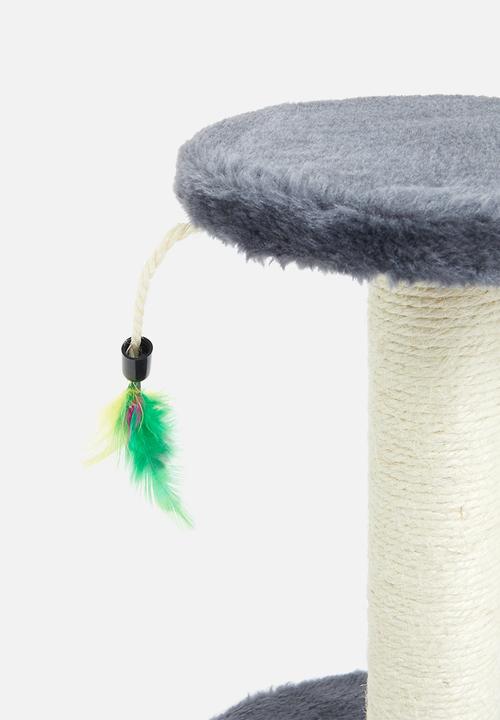 Pet Collection - Cat tree with ball - black