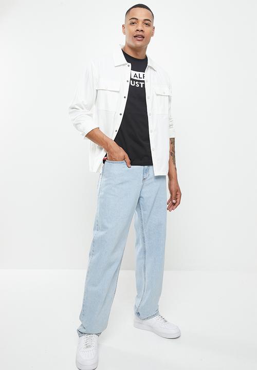 Alpha Industries - Alpha Industries raised print - black