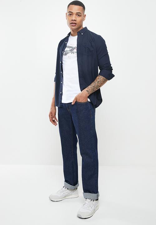 Alpha Industries - Aero graphic print applique - white