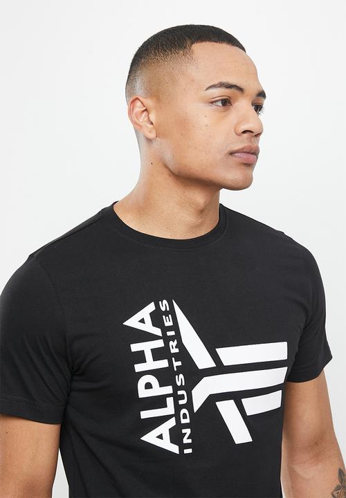 Alpha Industries - Raised print T-shirt - black