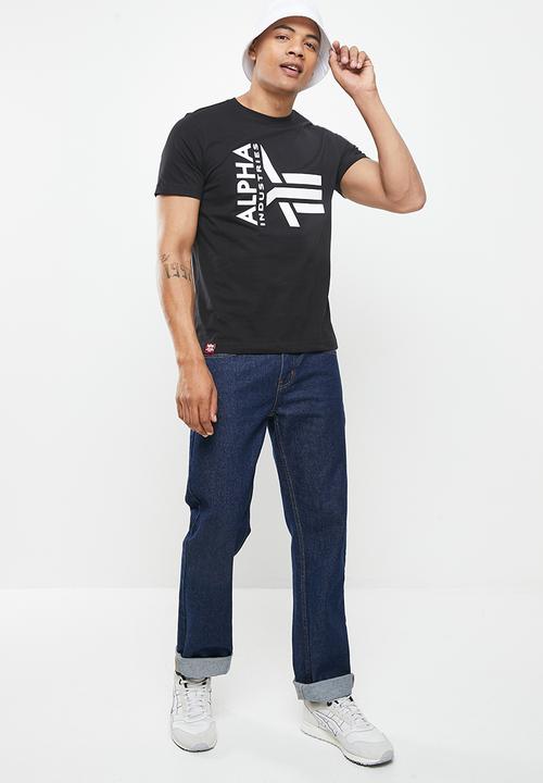 Alpha Industries - Raised print T-shirt - black