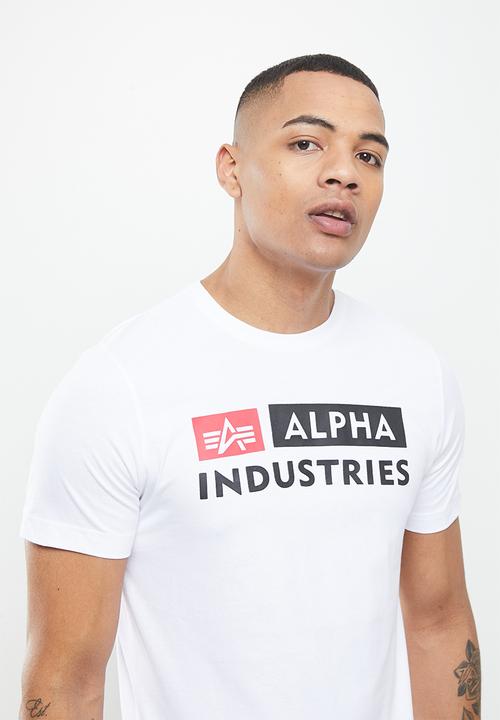Alpha Industries - Alpha industries raised print - white