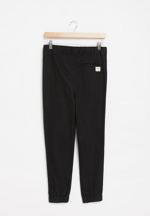 Cotton On - Larry cuffed pant - vintage black