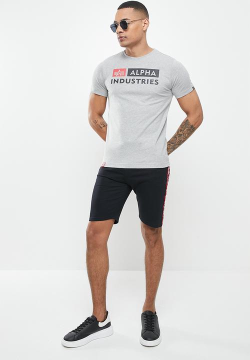 Alpha Industries - Alpha industries raised print - grey mel