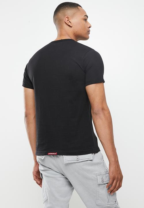 Alpha Industries - Flying "a' embroid-applique - black