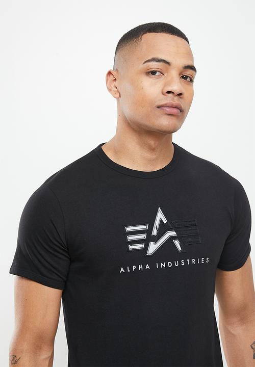 Alpha Industries - Flying "a' embroid-applique - black