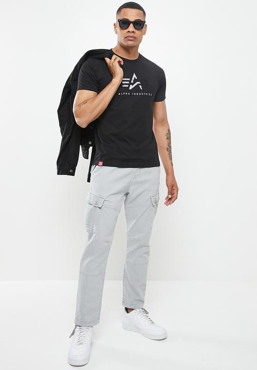 Alpha Industries - Flying "a' embroid-applique - black