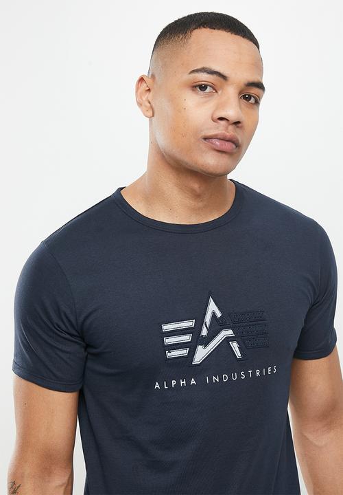 Alpha Industries - Flying "a' embroid-applique - navy