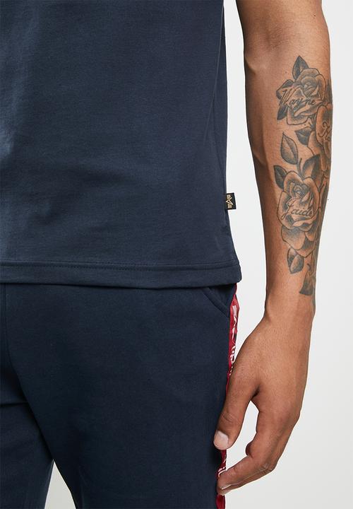 Alpha Industries - Flying "a' embroid-applique - navy