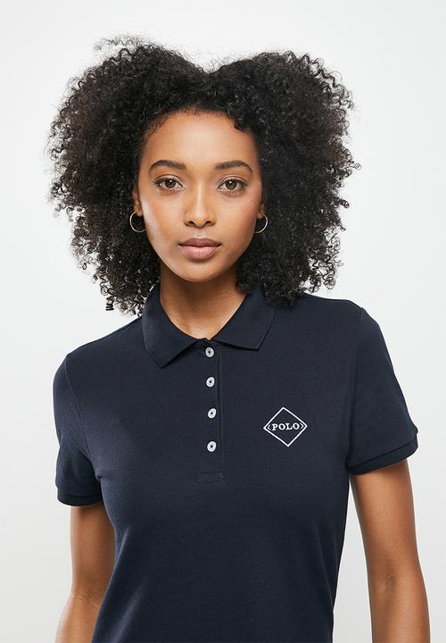 POLO - Kingsley short sleeve long line golfer dress - navy