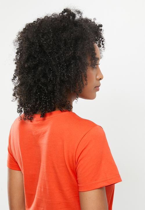 POLO - Haiden short sleeve nailhead logo tee - orange