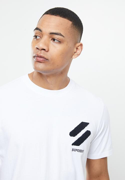 Superdry. - Code sl classic che tee - optic