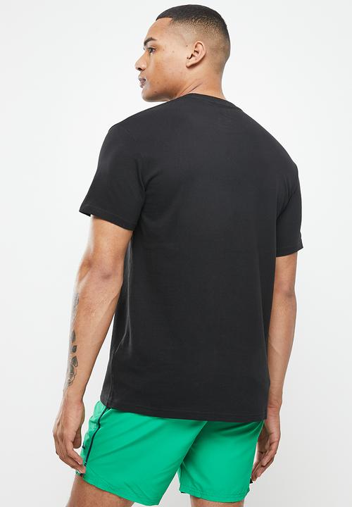 Superdry. - Micro logo box fit tee - black