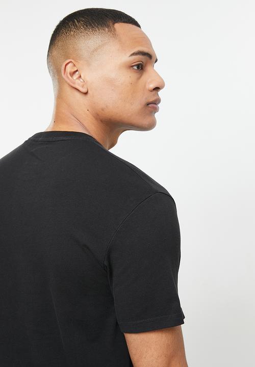 Superdry. - Micro logo box fit tee - black
