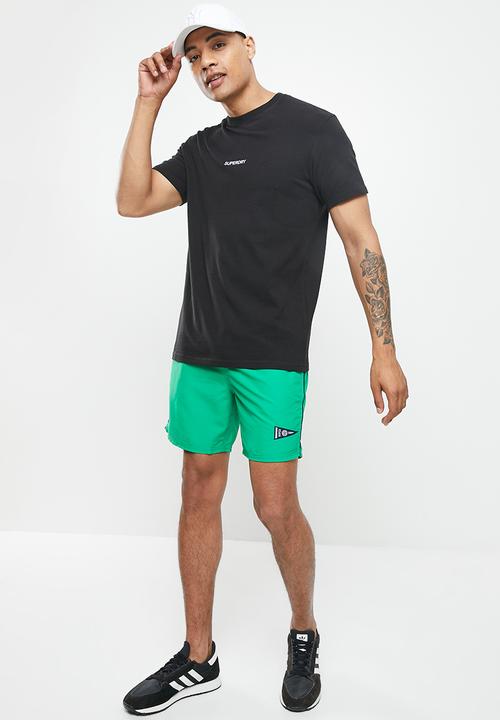 Superdry. - Micro logo box fit tee - black