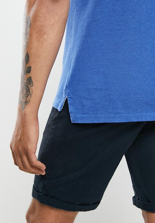 Superdry. - Classic pique polo - varsity blue