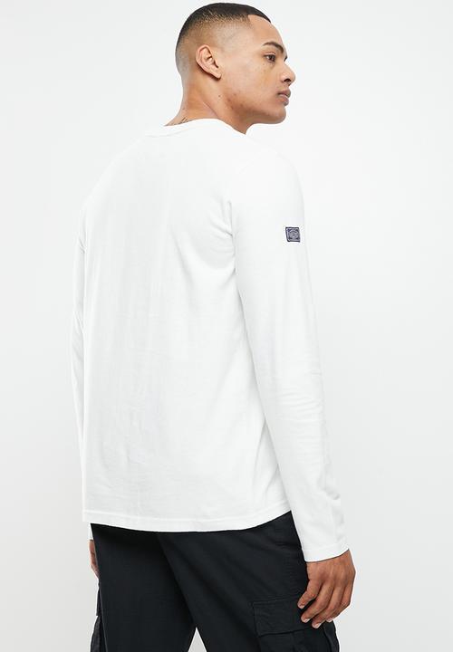 Superdry. - Vintage vl narrative ls top - ecru