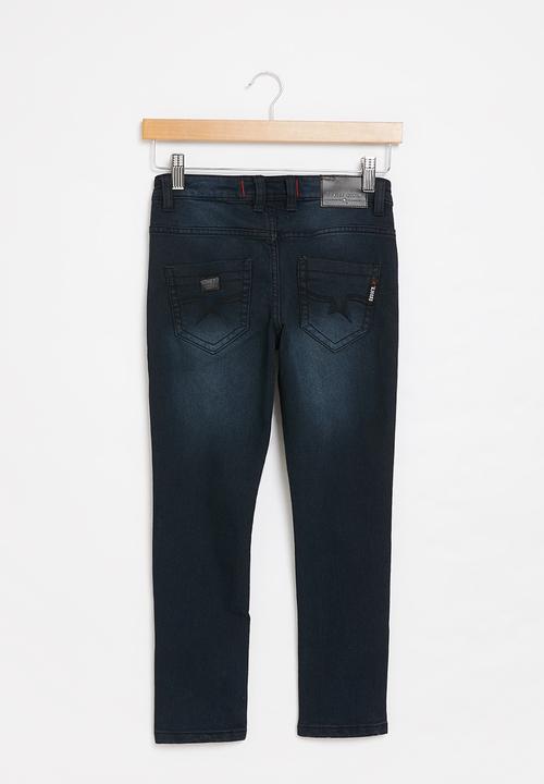 SOVIET - B champ boys skinny denim  - blue & black