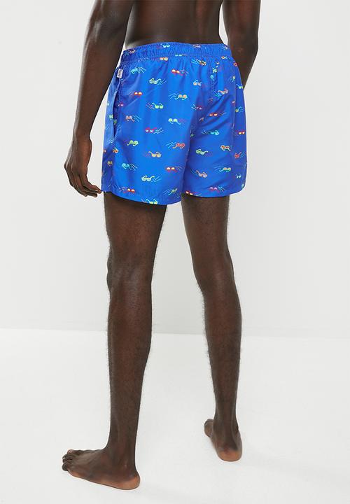 Happy Socks - Sunny days swim shorts - blue