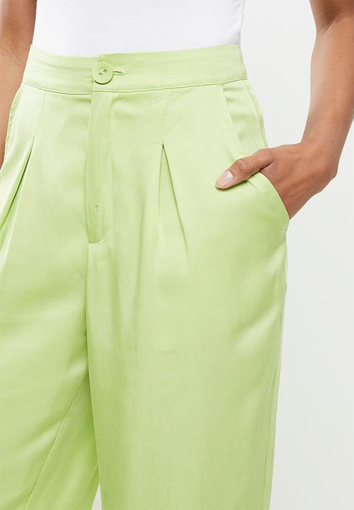 Me&B - Tailored straight leg pants - mint