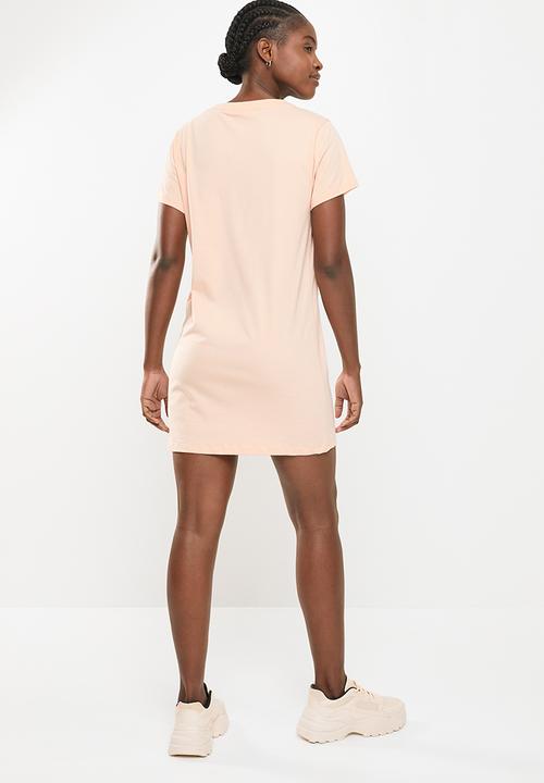 FILA - Deckle T-shirt dress - peach whip